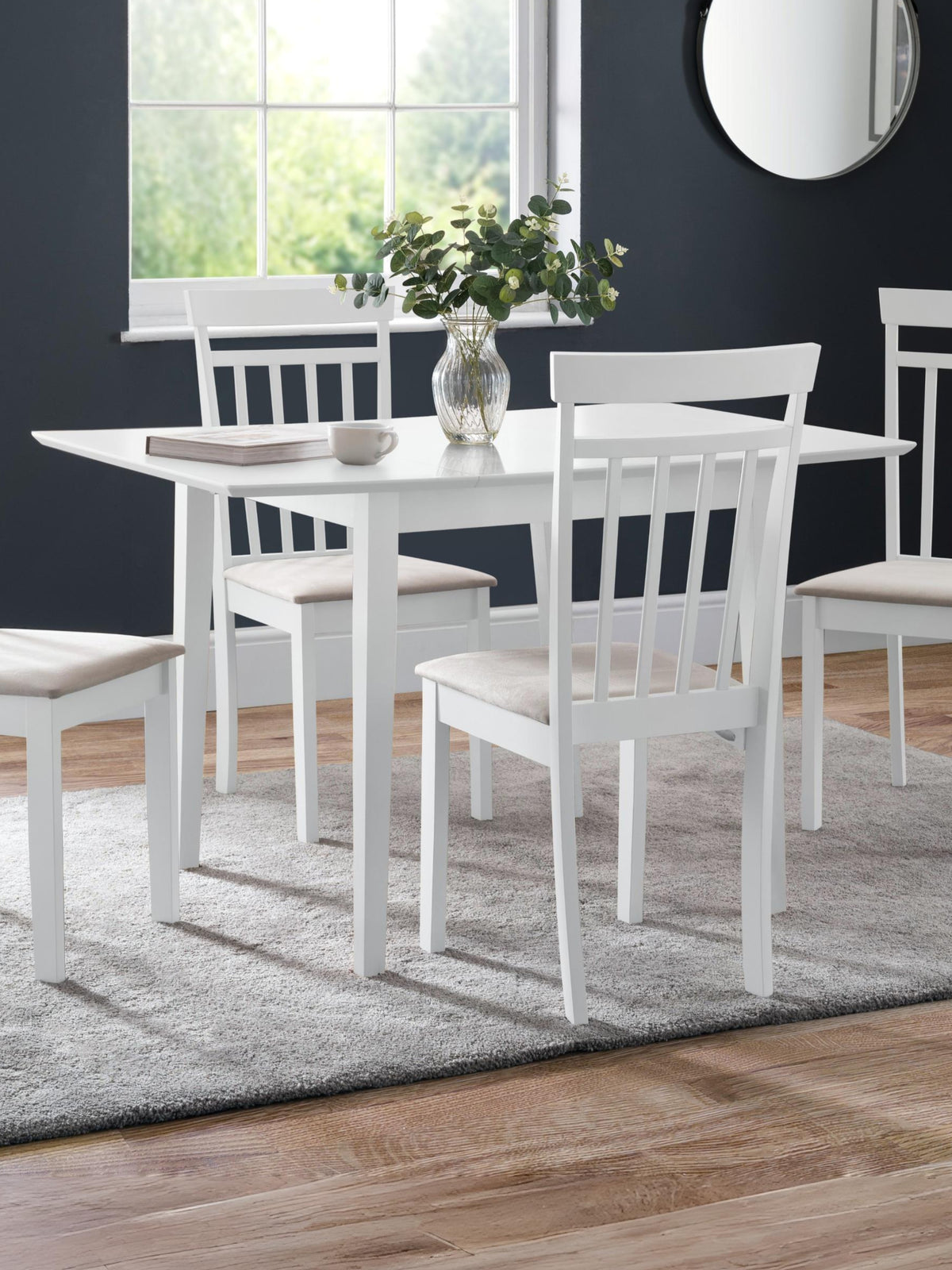 Rufford Dining Table - White (oos)