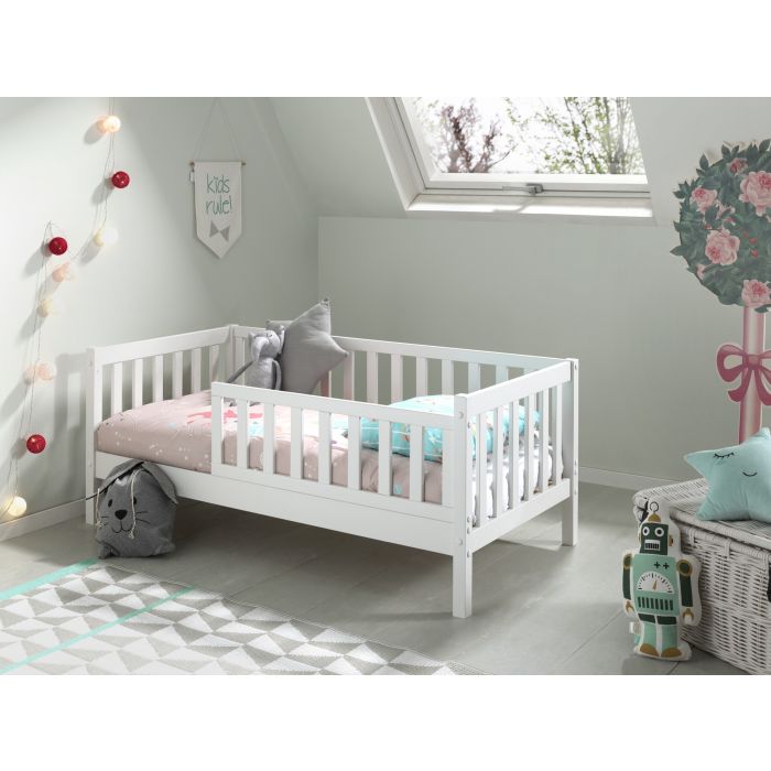 PEUTERBED 70 TODDLER BED 70 X 140 CM WHITE