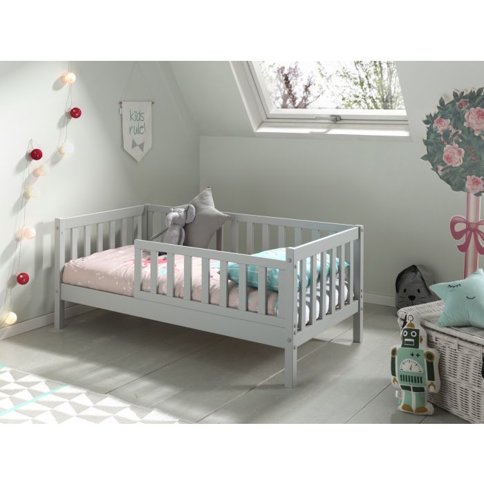 PEUTERBED 70 TODDLER BED 70 X 140 CM GREY