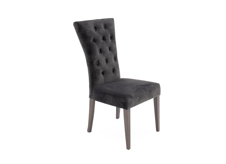 Valerius Extending Table & 6 Pembroke Charcoal Chairs