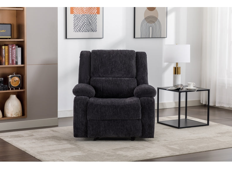 Perth Charcoal Armchair - front