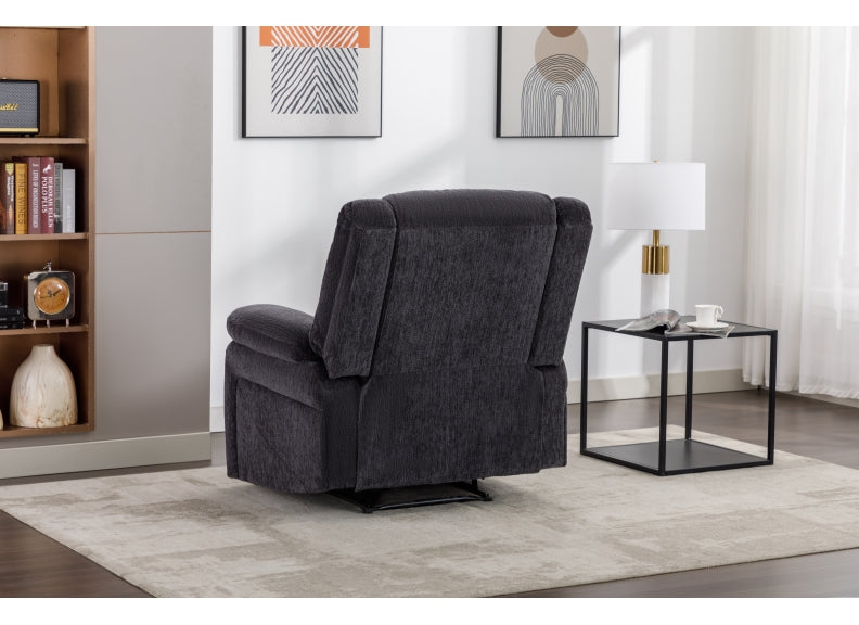 Perth Charcoal Armchair - rear