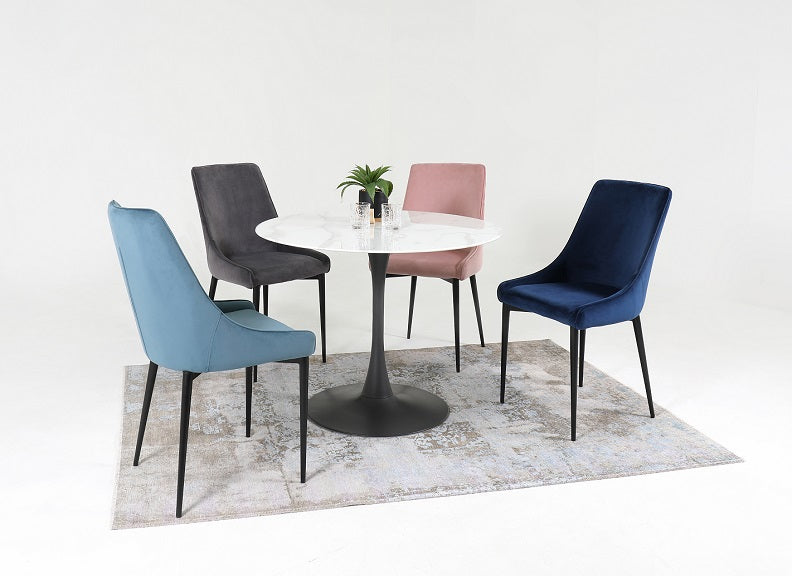 Circe White Glass Dining Tables