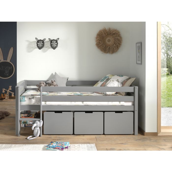 PINO SET OF 3 DRAWERS FOR MID SLEEPER H85CM GREY