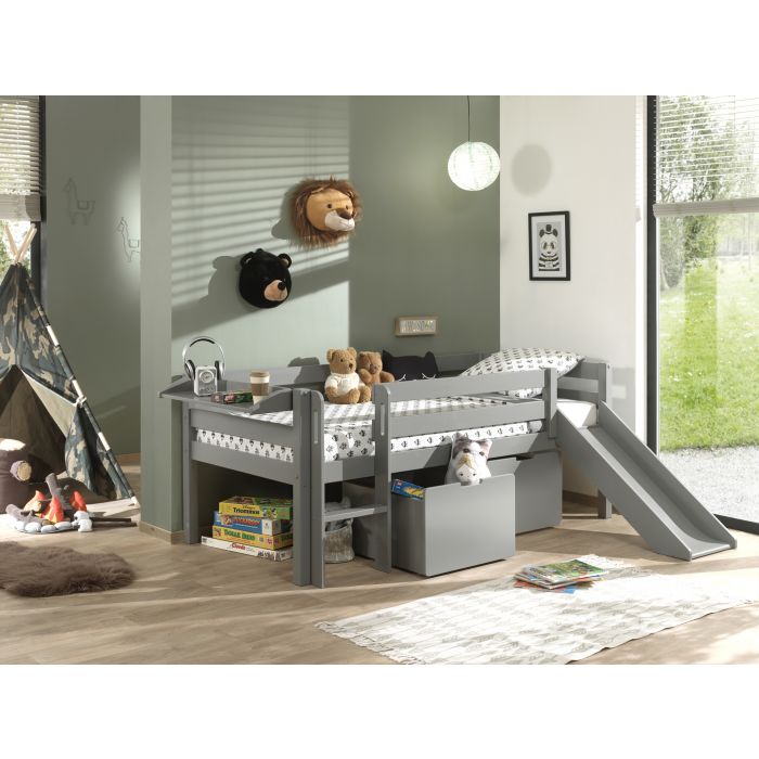 PINO SET OF 2 DRAWERS FOR MID SLEEPER H85CM GREY