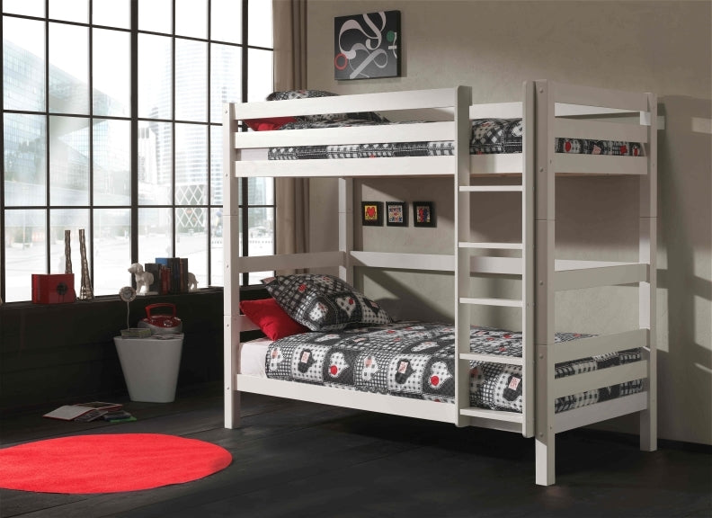Pino 180 High White Bunk Bed - room