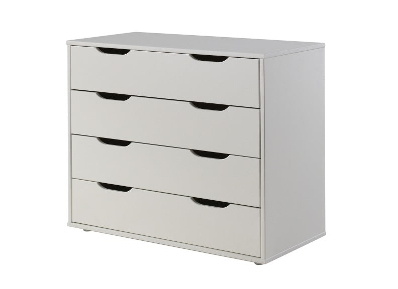 Pino White Four Drawer Chest