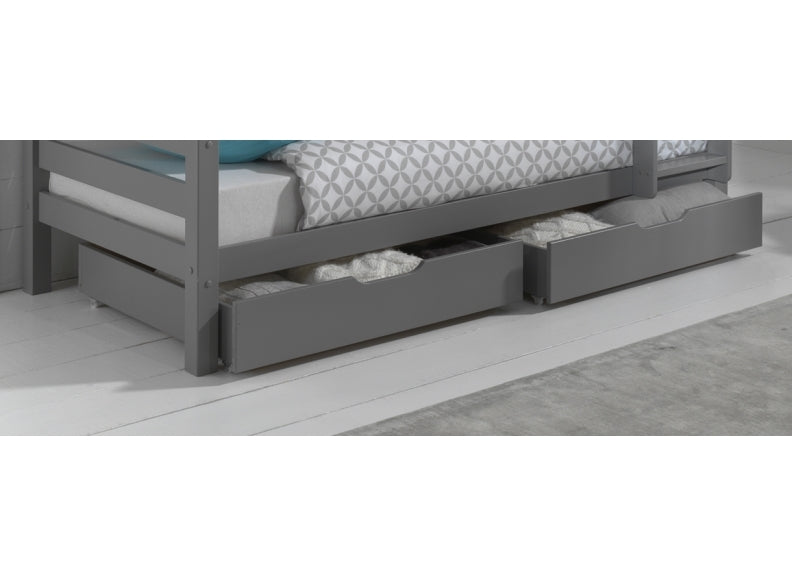 Pino Grey Double Drawers - Room
