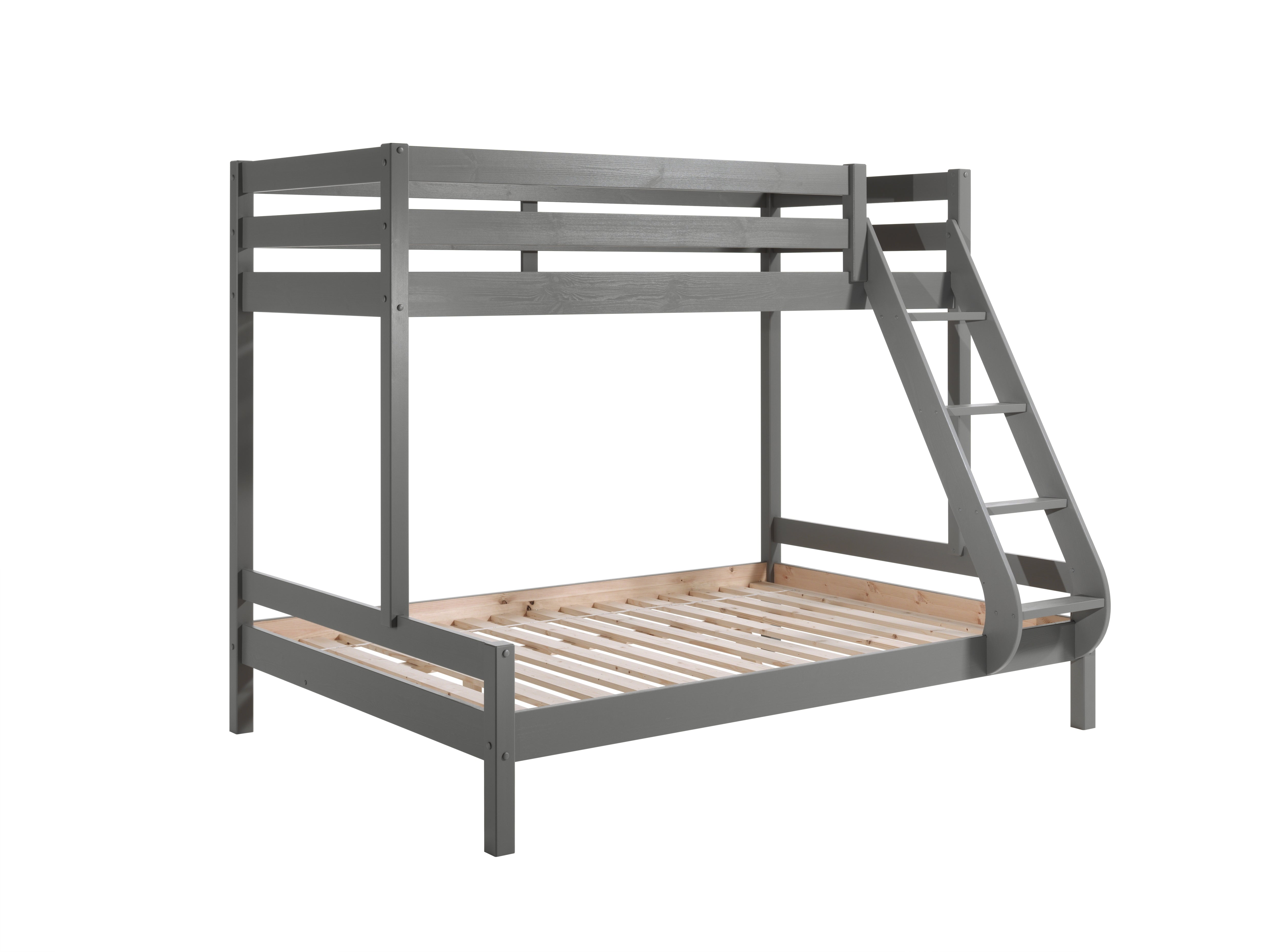 Pino Triple Grey Family Bed 