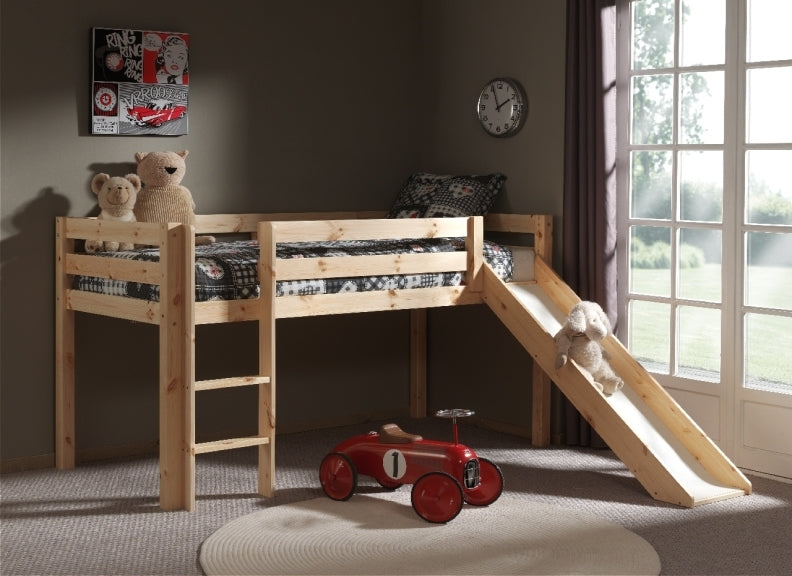 Pino Natural Mid-Sleeper  W/Slide Only Room - no curtain