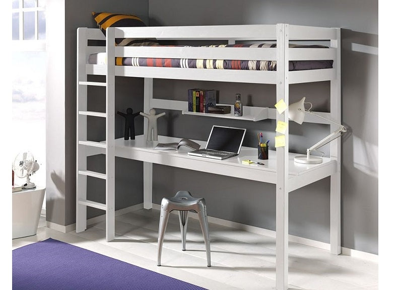 Pino White Sleeper W/Shelf