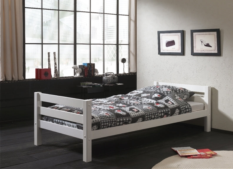 Pino Single White Bed Room