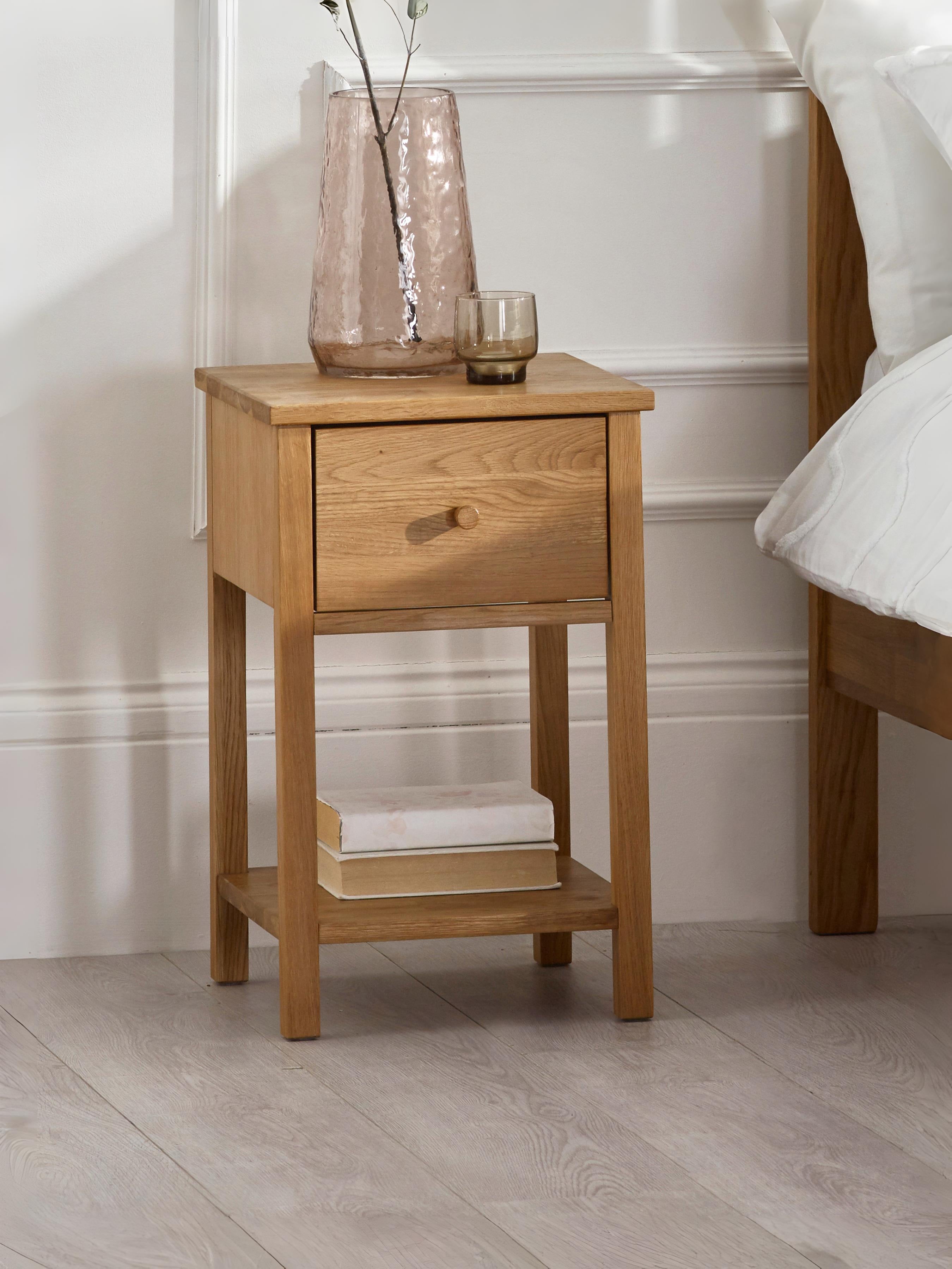 Coxmoor 1 Drawer - Oak