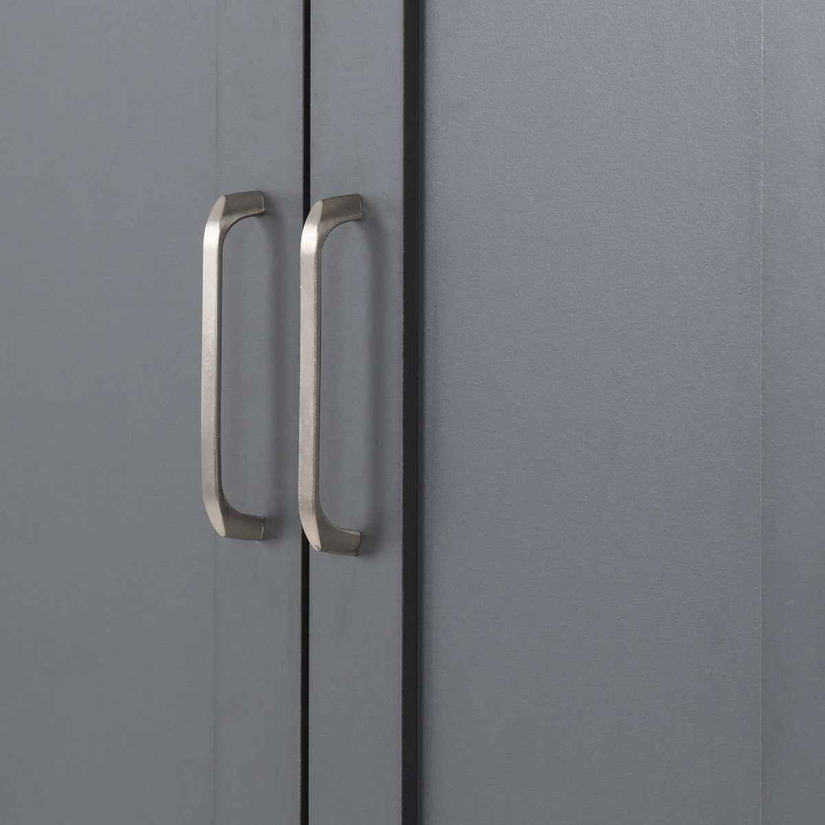 Portland Grey/Oak Effect 3 Door Wardrobe