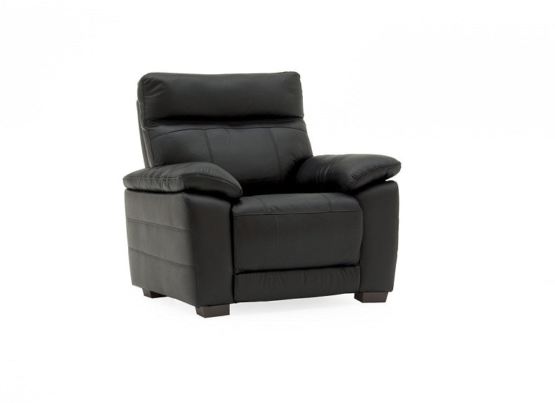 Positano Fixed Armchair - black