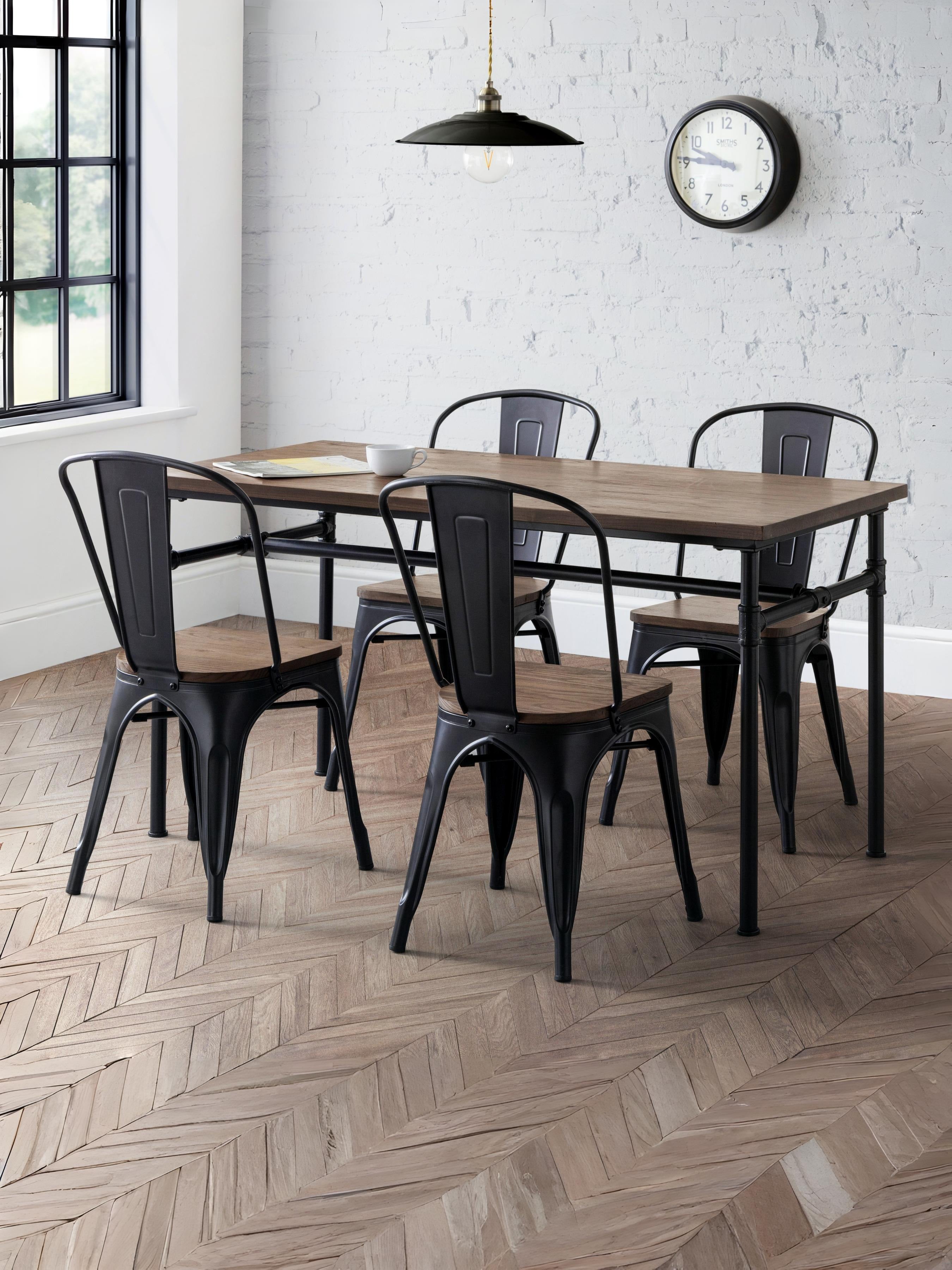 Set Of 4 Grafton Metal Chairs