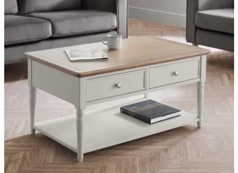 Provence 2 Drawer Coffee Table