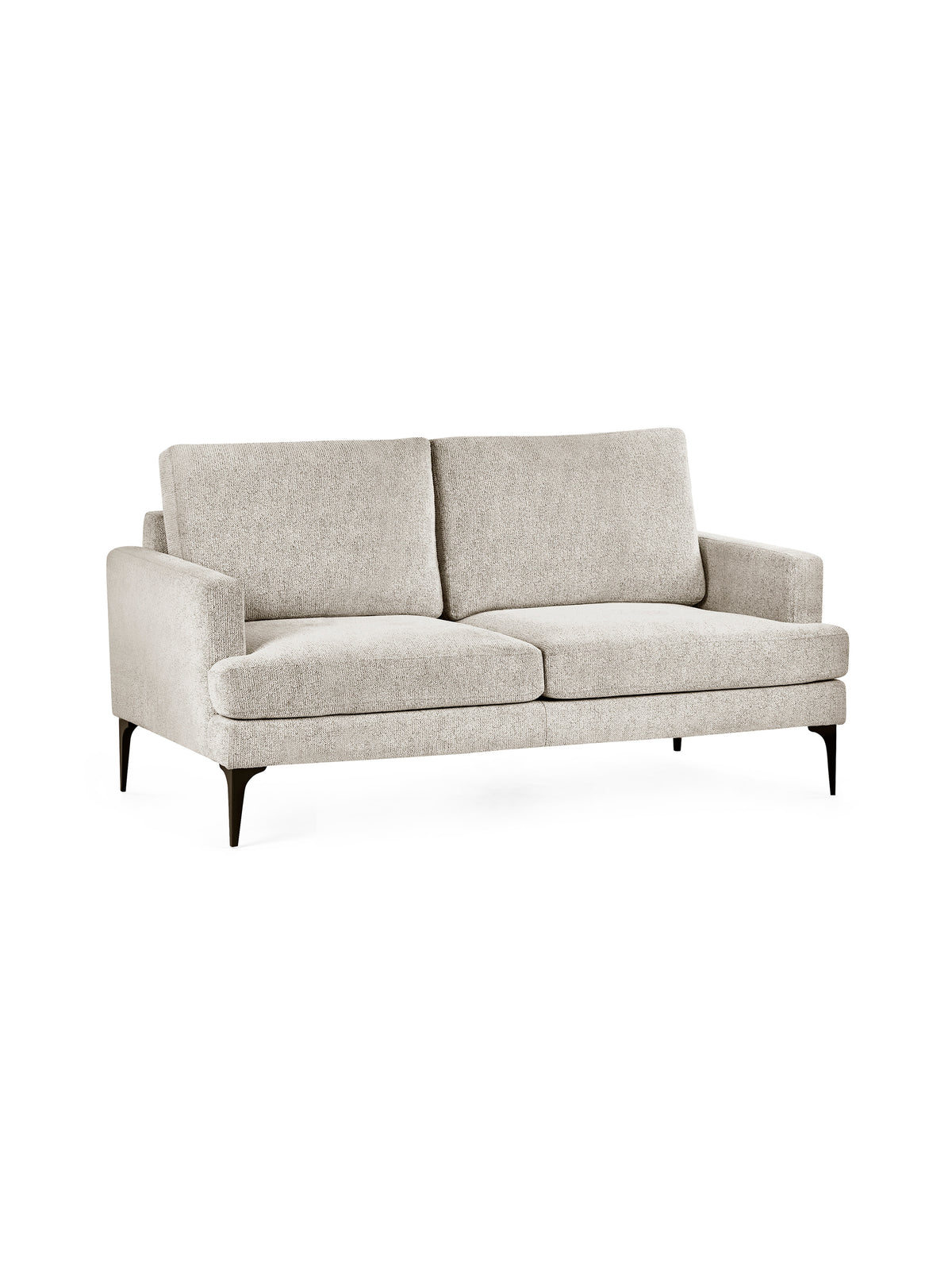 Carrera Oyster Cream Chenille 2 Seater Sofa