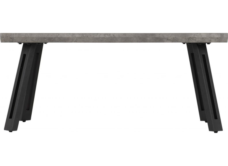 Quebec Wave Edge Concrete coffee Table - edge