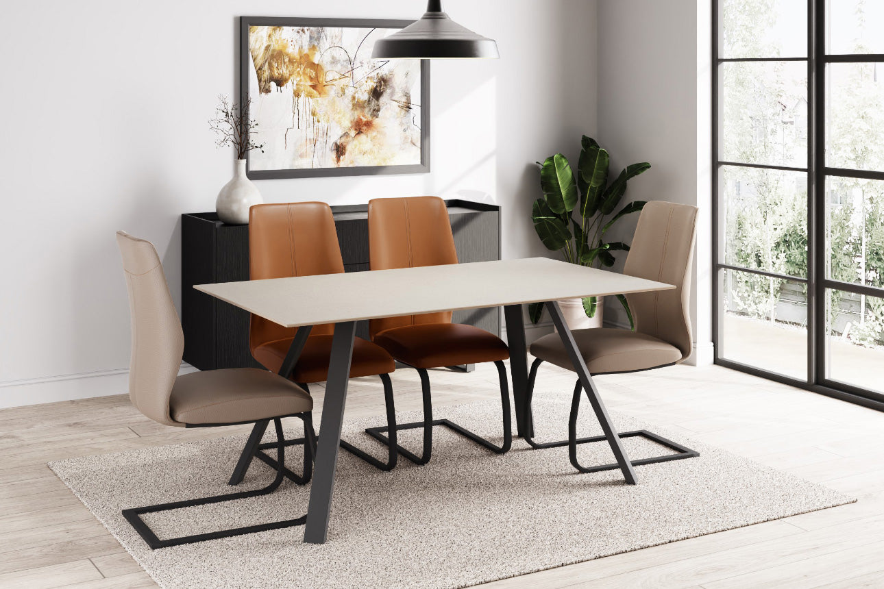 Quinn Dining Table 1600 - Taupe