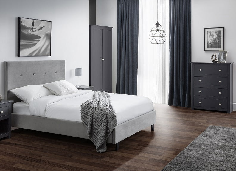 Shoreditch Bed & Radley Anthracite Bedroom - 1