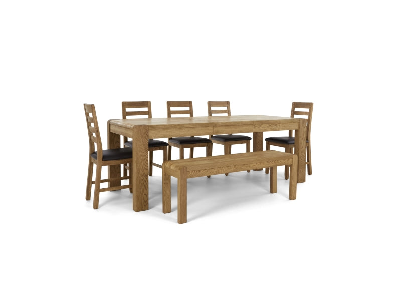 Edson Large Table W/Edson Chairs & Bench