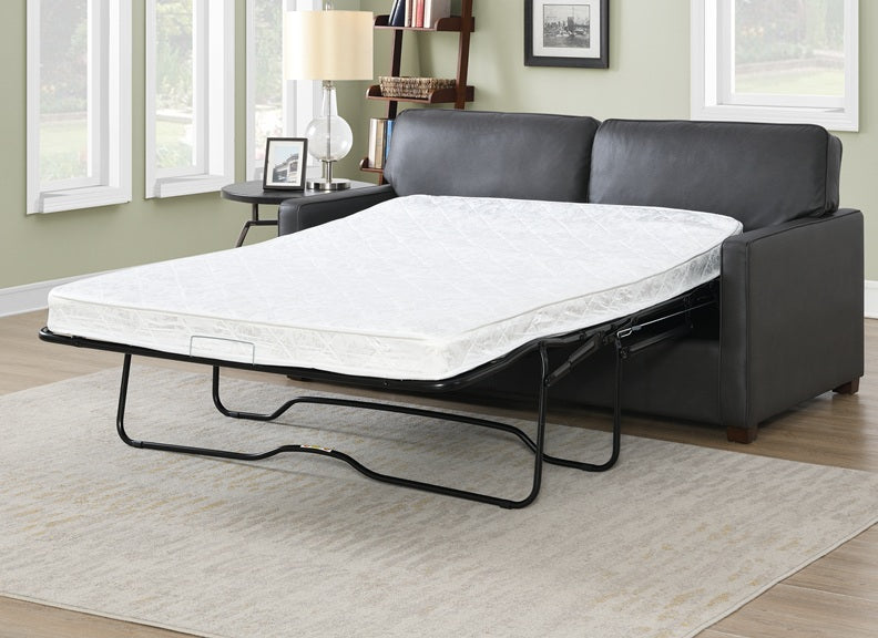 Raphael Grey Fabric Sofa Bed - open