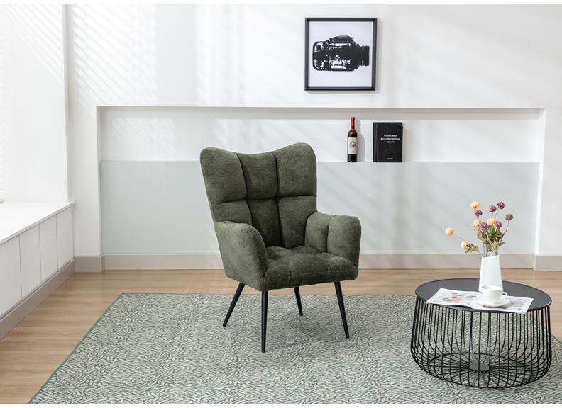 Reese Green Accent Chair - 1
