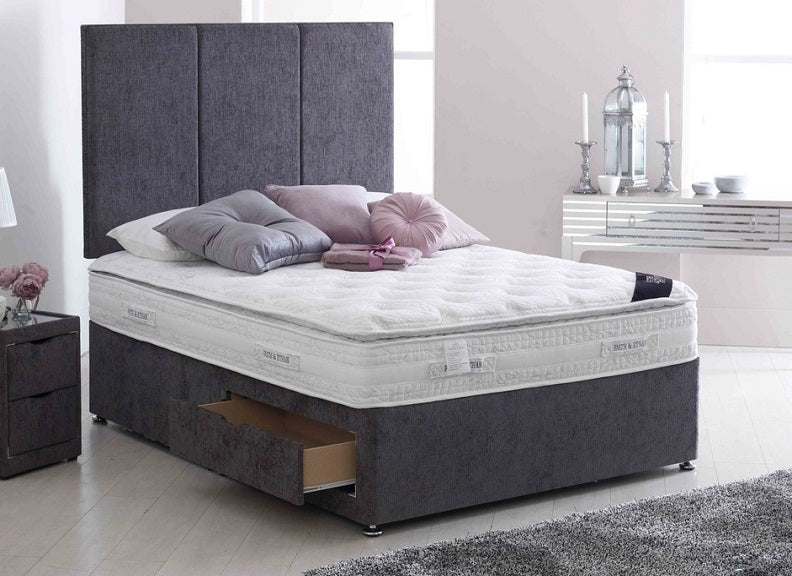 Durabeds Bed Base & Regency Headboard - room