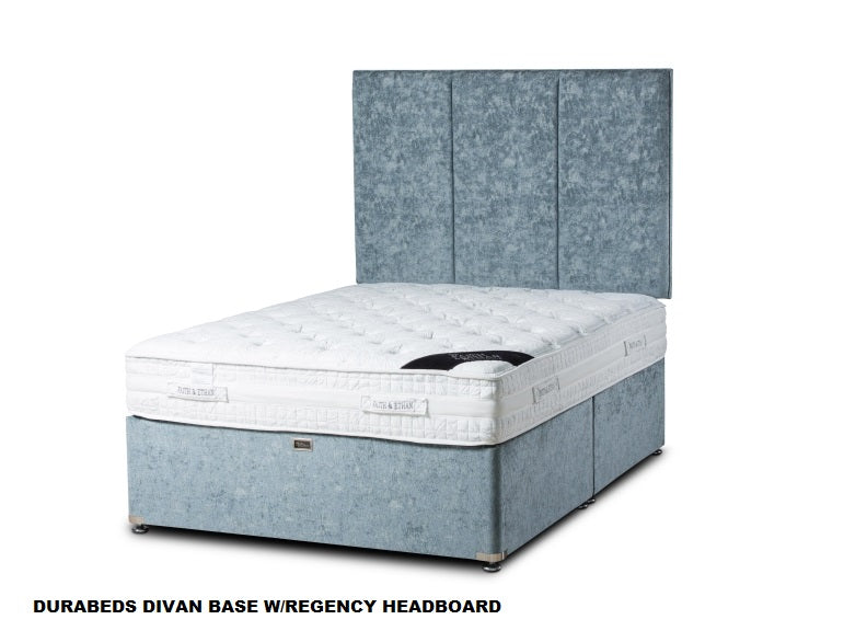 Durabeds Regency 56 Inch F/S Headboard - Multi Paneled Fabric Design