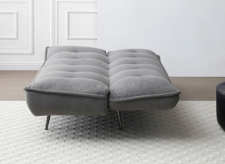 Eukon Grey Sofa Bed - open