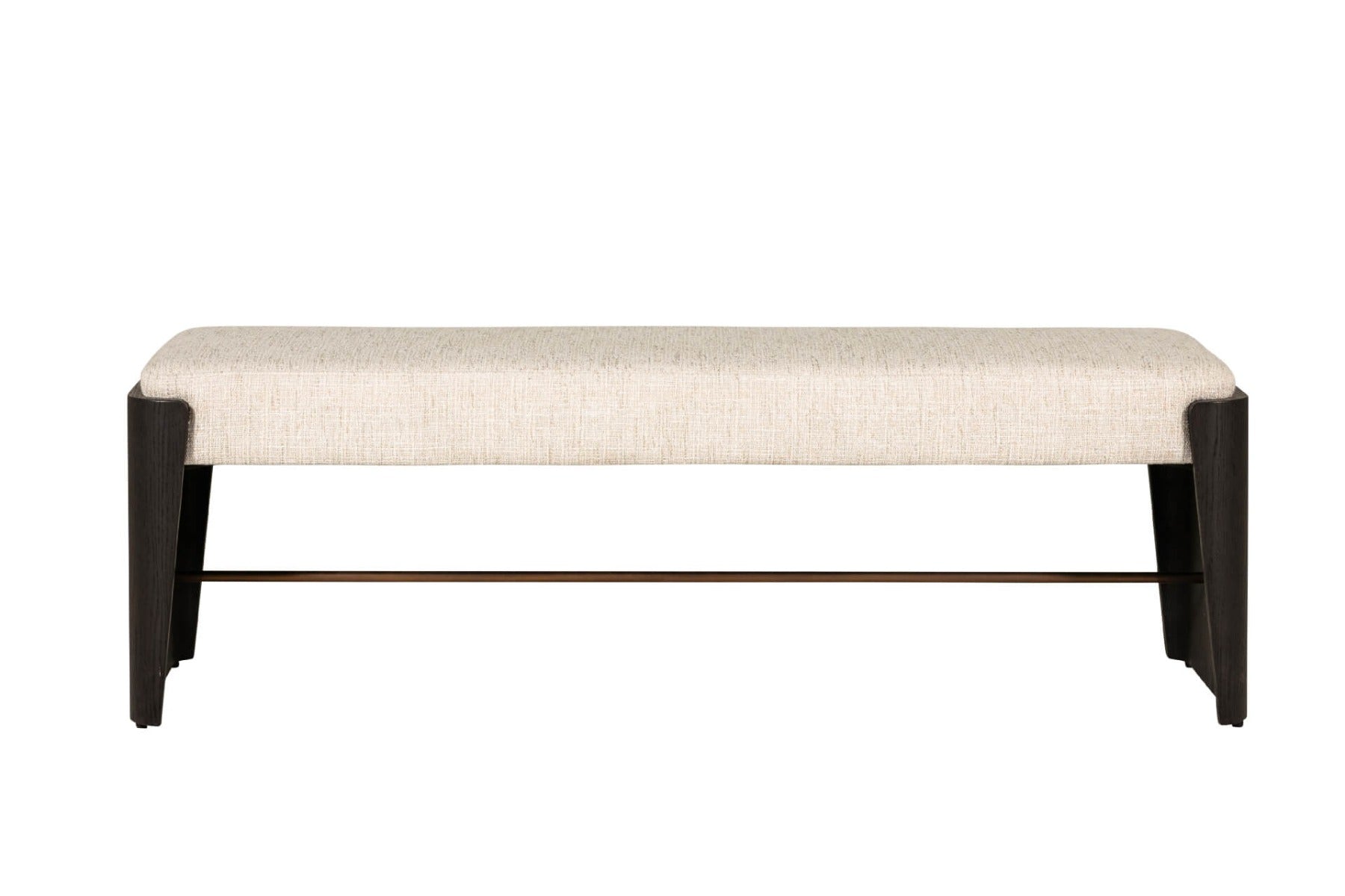 Rhodes End of Bed Bench in Ebony – Luxurious Bench with Opulent Finish for Elegant Home Decor