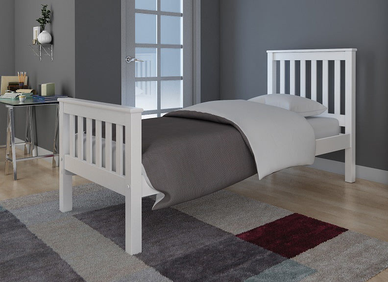 Rio White Bed