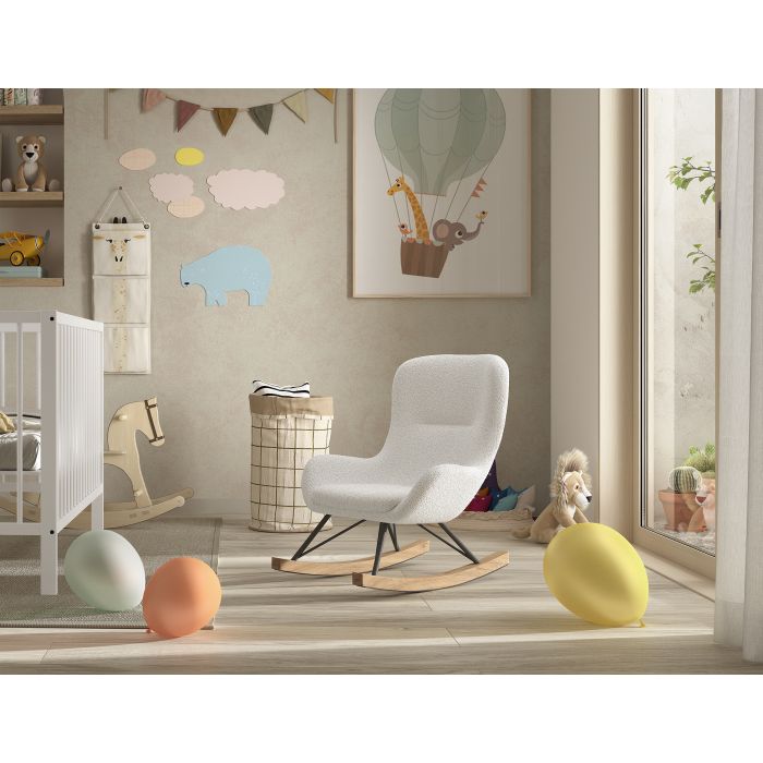 ROCKY ROCKING CHAIR MINI WHITE BOUCLE