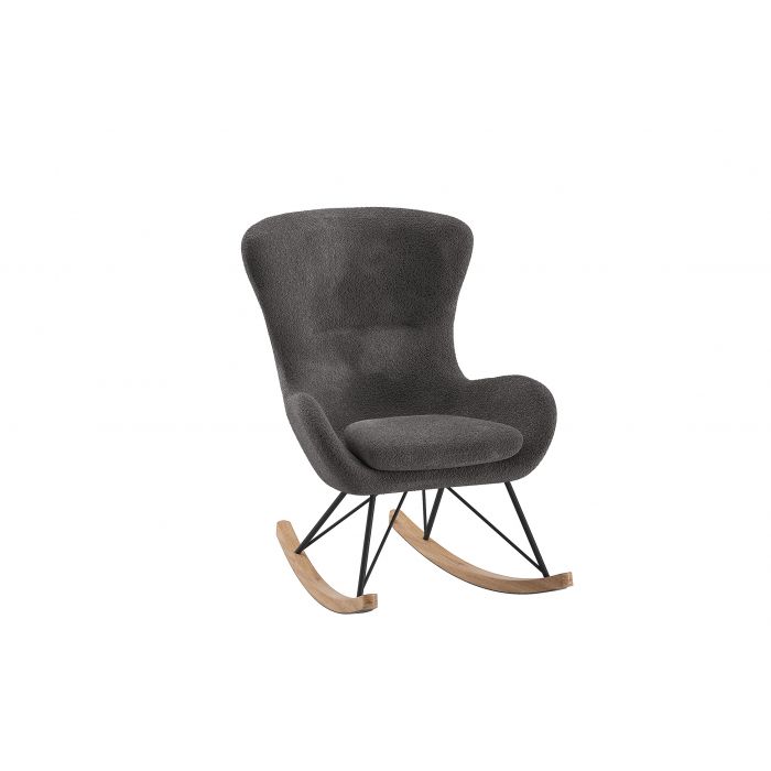 ROCKY ROCKING CHAIR MAXI ANTHRACITE BOUCLE