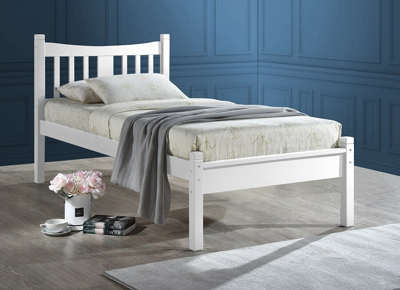 Robson 3 ft White Bed