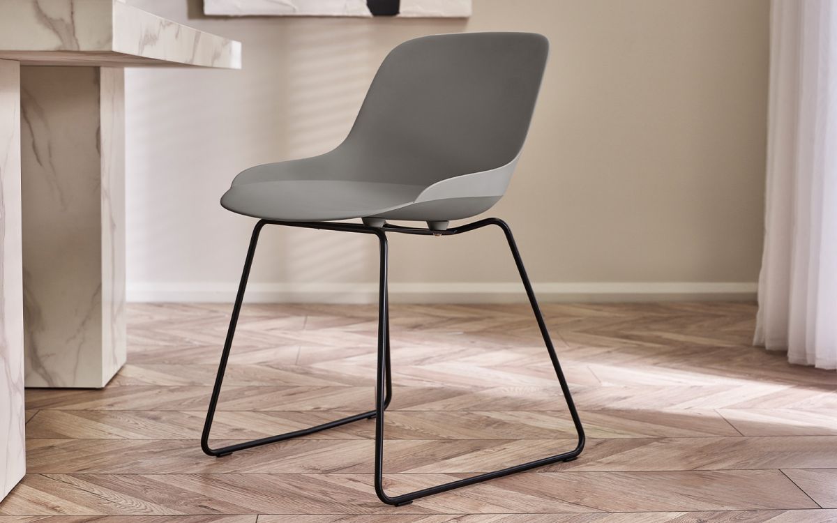 Rocco Chair - Light Grey | Modern & Sleek Seating Solution
