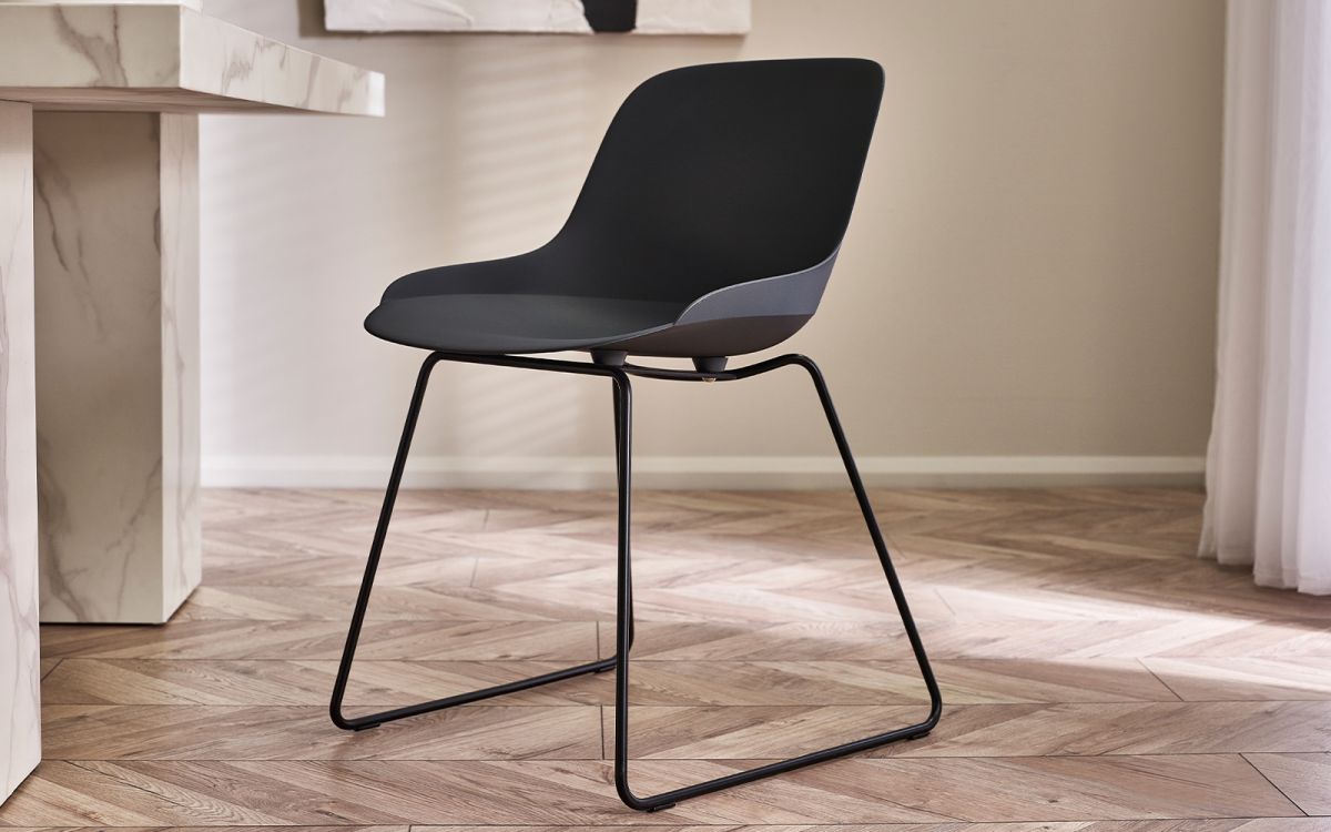 Rocco Chair - Dark Grey | Sleek and Durable Seating