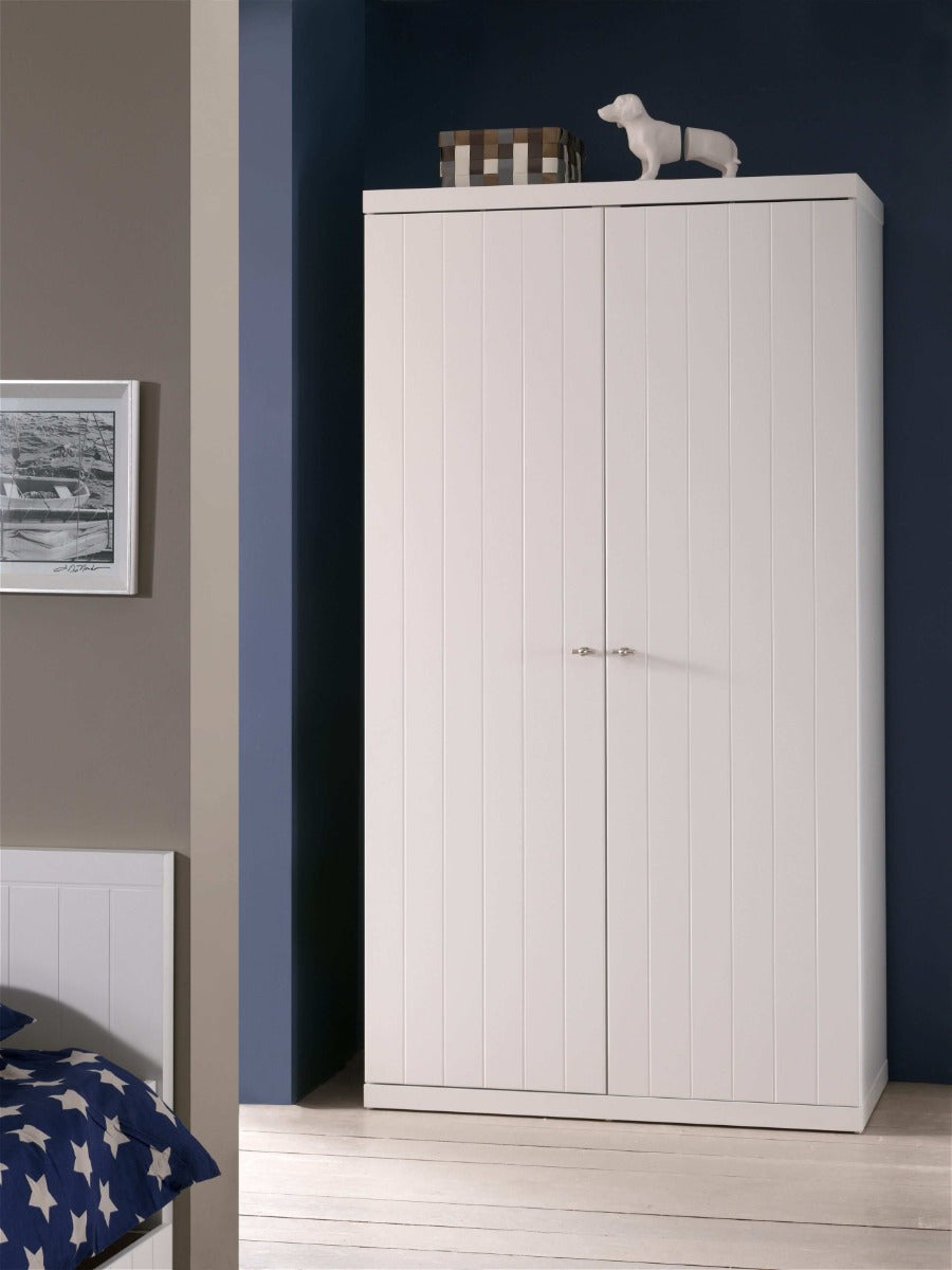 ROBIN 2 DOOR WARDROBE WHITE