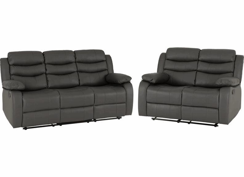Roma 3RR+2RR Faux Leather Sofa Group