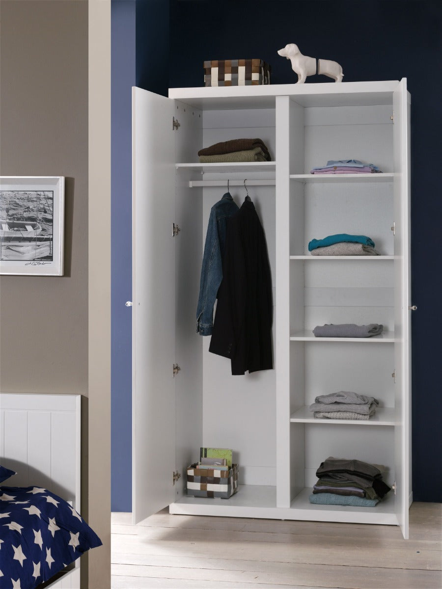 ROBIN 2 DOOR WARDROBE WHITE