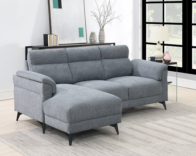 Roxy Grey(JX21) Sectional Sofa W/Chaise