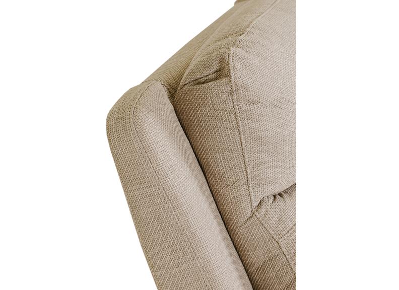 Russo 3 Seat Fabric Electric Recliner- Mushroom (Pre-order for September delivery)