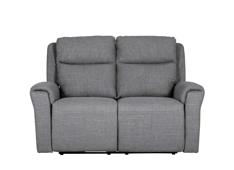 Russo 2 Seater Fabric Electric Recliner - Charcoal (Pre-order for September delivery)