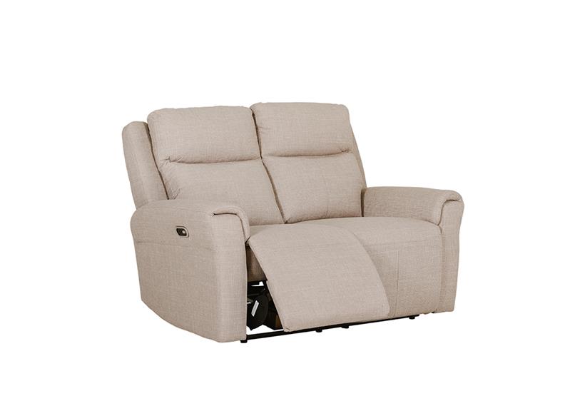 Russo 2 Seater Fabric Electric Recliner - Mushroom (Pre-order for September delivery)