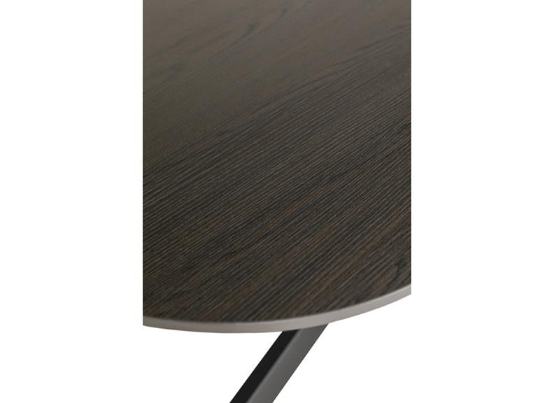 Sadia Oval Dining Table in Smoke – Stylish & Durable | Available in 1600mm & 2000mm