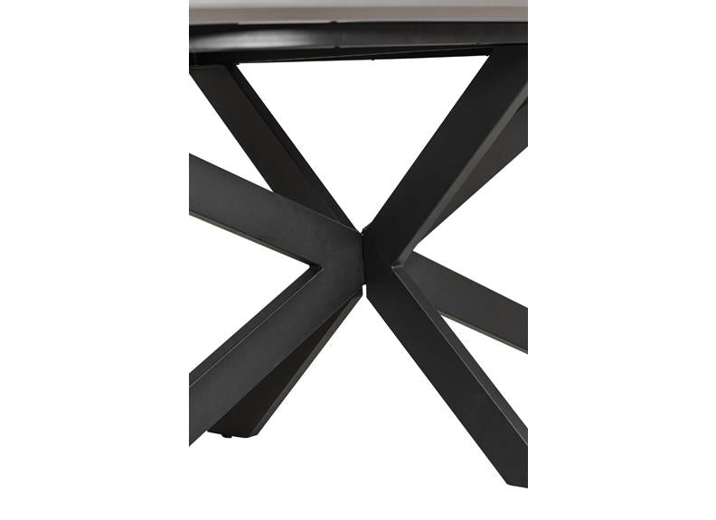 Sadia Oval Dining Table in Smoke – Stylish & Durable | Available in 1600mm & 2000mm