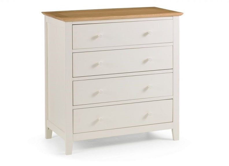 Salerno Ivory Four Drawer Chest