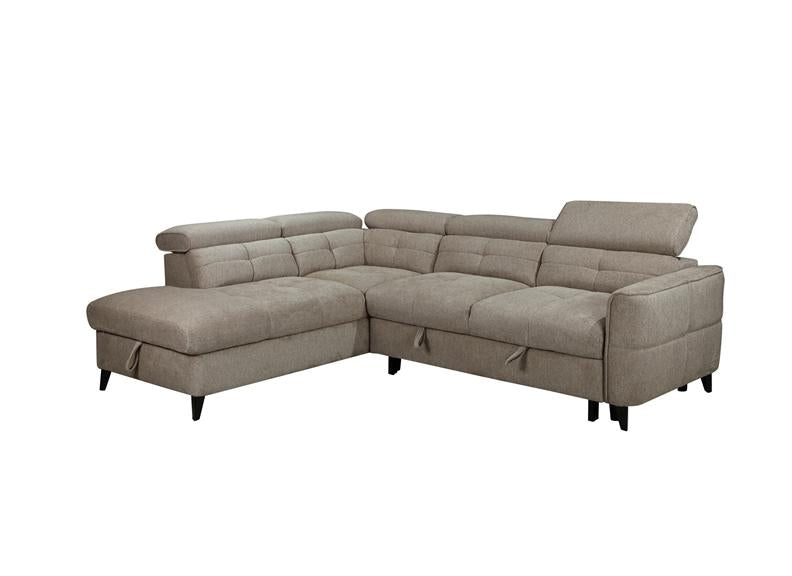 Samantha Corner Sofa/Sofa Bed In Brown