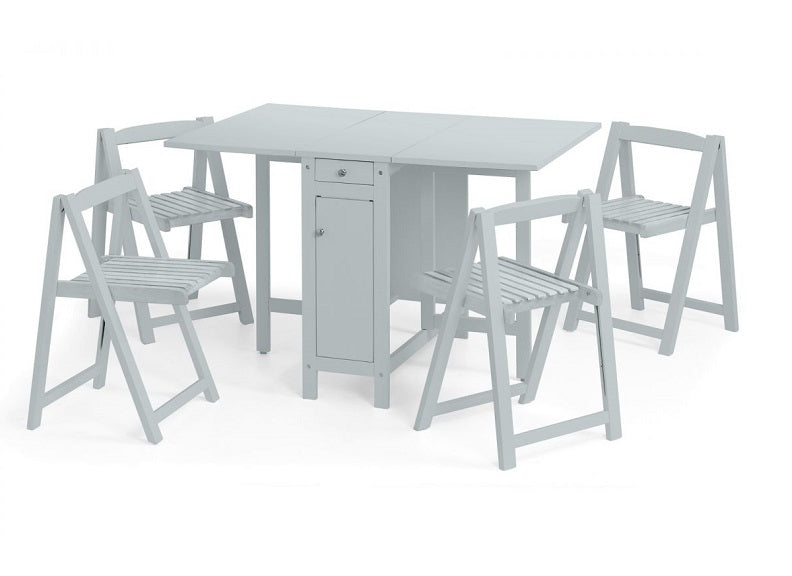 Savoy Light Grey Stowaway Set - open